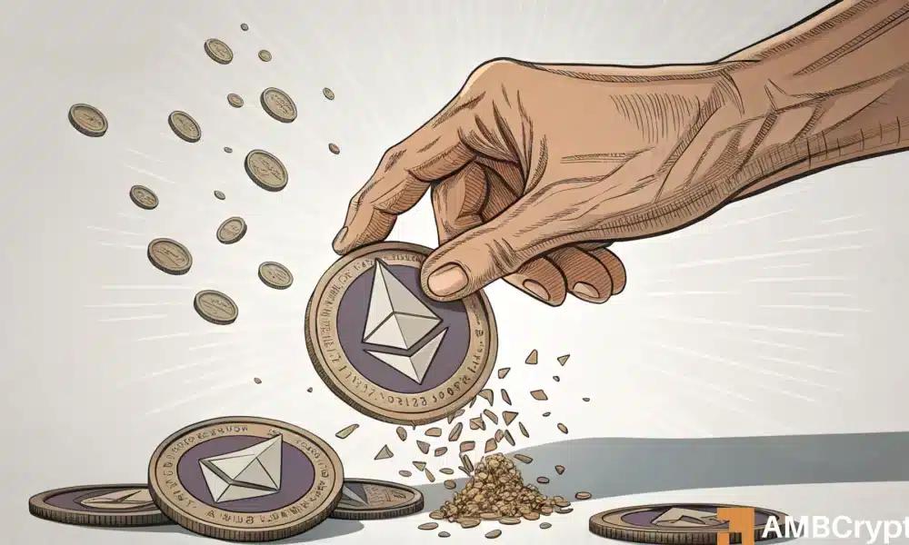 以太坊储备降至9年低点 - 价格风险增加？